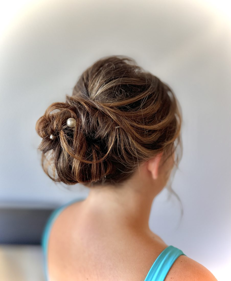 Bridal updo